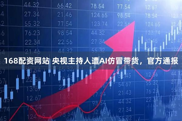 168配资网站 央视主持人遭AI仿冒带货，官方通报